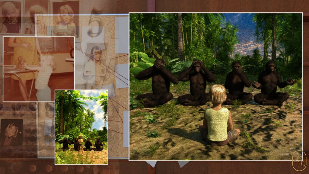 “See no evil, hear no evil, speak no&nbsp;evil.”